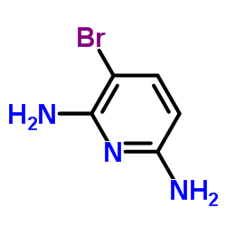2,6-二氨基-3-溴吡啶 结构式