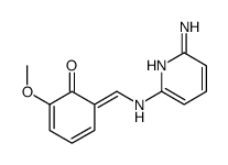 Phenol, 2-[[(6-amino-2-pyridinyl)imino]methyl]-6-methoxy- 结构式