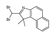 2-(二溴甲基)-1,1-二甲基-1H-苯并[e]吲哚 结构式