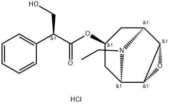 N-乙基去甲莨菪碱盐酸盐 结构式