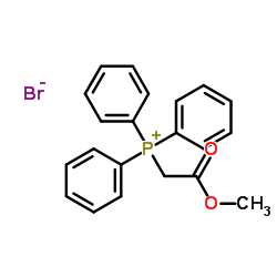 甲氧甲酰基甲基三苯基溴化膦 结构式