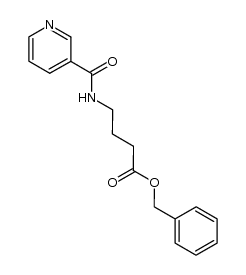 4-(烟酰氨基)丁酸苄酯 结构式