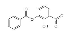 3-硝基-1,2-苯二酚 1-苯甲酸酯 结构式