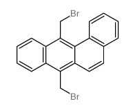 7,12-双(溴甲基)苯并[a]蒽 结构式