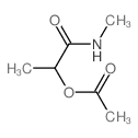2-乙酰氧基-N-甲基丙酰胺 结构式