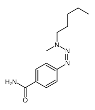Benzamide, 4-(3-methyl-3-pentyl-1-triazen-1-yl)- 结构式