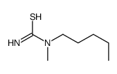 N-甲基-N-戊基硫脲 结构式