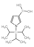 1-(三异丙基硅烷基)吡咯-3-硼酸 结构式
