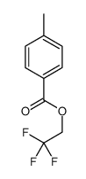 Benzoic acid, 4-Methyl-, 2,2,2-trifluoroethyl ester 结构式