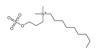 N,N-二甲基-N-[3-(硫代氧代)丙基]-1-壬烷氢氧化铵内盐 结构式