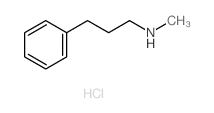 N-甲基-3-苯基丙基氯化铵 结构式