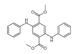 2,5-二苯氨基-1,4-苯二甲酸二甲酯 结构式