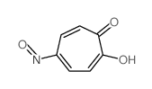 4-羟亚氨基环庚-2,5-二烯-1,7-二酮 结构式