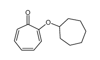 2-(环庚基氧基)-2,4,6-环庚三烯-1-酮 结构式