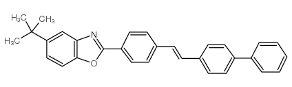 2-[4-(2-[1,1'-联苯]-4-基乙烯基)苯基]-5-叔丁基苯并恶唑 结构式
