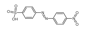 4-(4-硝基苯基偶氮)苯磺酸 结构式