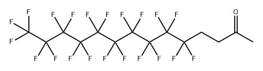 5,5,6,6,7,7,8,8,9,9,10,10,11,11,12,12,13,13,14,14,14-二十一氟-2-十四烷酮 结构式