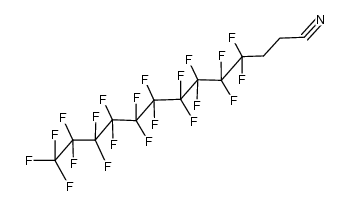 4,4,5,5,6,6,7,7,8,8,9,9,10,10,11,11,12,12,13,13,13-henicosafluorotridecanenitrile 结构式