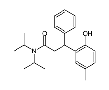 3-(2-hydroxy-5-methylphenyl)-N,N-diisopropyl-3-phenylpropanamide 结构式