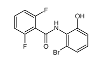 N-(2-溴-6-羟基苯基)-2,6-二氟苯甲酰胺 结构式