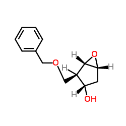 (1S,2R,3S,5R)-2-[(苄氧甲基)-6-氧杂二环[3.1.0]己-3-醇 结构式