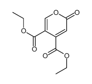 2-氧代-2H-吡喃-4,5-二羧酸二乙酯 结构式
