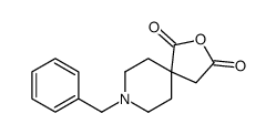 8-苄基-2-氧杂-8-氮杂螺[4.5]癸烷-1,3-二酮 结构式