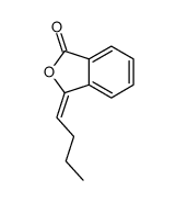(E)-3-亚丁基-1(3H)-异苯并呋喃酮 结构式
