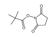 2,5-dioxopyrrolidin-1-yl pivalate 结构式