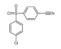 4-[(4-氯苯基)磺酰基]苯甲腈 结构式