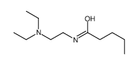 Pentanamide, N-[2-(diethylamino)ethyl]- 结构式