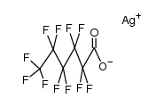 Hexanoic acid, 2,2,3,3,4,4,5,5,6,6,6-undecafluoro-, silver(1+) salt (1:1) 结构式