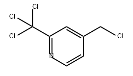 4-(氯甲基)-2-(三氯甲基)吡啶 结构式