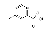 Pyridine, 4-methyl-2-(trichloromethyl)- 结构式
