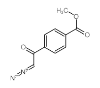 4-(2-重氮乙酰基)苯甲酸甲酯 结构式