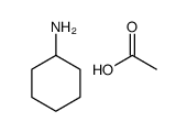 环己基铵乙酸盐 结构式