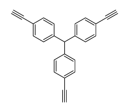 Benzene, 1,1',1''-methylidynetris[4-ethynyl- 结构式