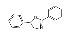 4,5-二氢-2,5-二苯基恶唑 结构式