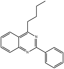 Quinazoline, 4-butyl-2-phenyl- 结构式