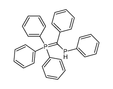 Phosphorane, triphenyl[phenyl(phenylphosphino)methylene]- (9CI) 结构式