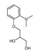 3-[2-(二甲氨基)苯氧基]丙烷-1,2-二醇 结构式