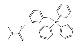苄基三苯基鏻二甲基二硫代氨基甲酸盐 结构式