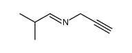 2-Propyn-1-amine, N-(2-methylpropylidene)- 结构式