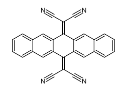 Propanedinitrile, 2,2'-(6,13-pentacenediylidene)bis- 结构式