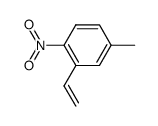 2-乙烯基-4-甲基-1-硝基苯 结构式