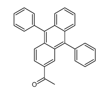 1-(9,10-二苯基-2-蒽基)乙酮 结构式