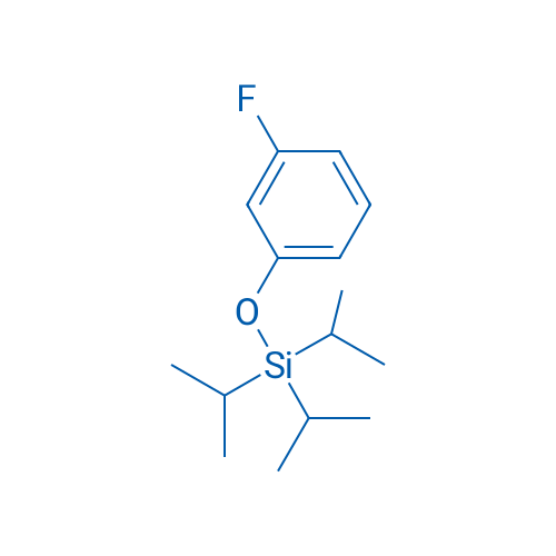 Benzene, 1-fluoro-3-[[tris(1-methylethyl)silyl]oxy]- 结构式