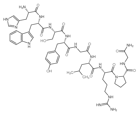 (DES-PYR1)-LHRH 结构式