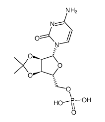 5'-Cytidylic acid, 2',3'-O-(1-methylethylidene)- 结构式