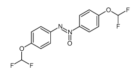 双[4-(二氟甲氧基)苯基]二氮烯-1-氧化物 结构式
